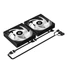 Kép 4/10 - ID-Cooling CPU Water Cooler - FX240 TD (25dB; max. 98,54 m3 / h; 2x12cm, A-RGB LED, fekete)