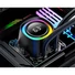 Kép 5/10 - ID-Cooling CPU Water Cooler - FX240 TD (25dB; max. 98,54 m3 / h; 2x12cm, A-RGB LED, fekete)