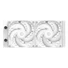 Kép 3/10 - ID-Cooling CPU Water Cooler - FX240 TD WHITE (25dB; max. 98,54 m3 / h; 2x12cm, A-RGB LED, fehér)
