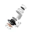 Kép 4/10 - ID-Cooling CPU Water Cooler - FX240 TD WHITE (25dB; max. 98,54 m3 / h; 2x12cm, A-RGB LED, fehér)