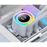 Kép 9/10 - ID-Cooling CPU Water Cooler - FX240 TD WHITE (25dB; max. 98,54 m3 / h; 2x12cm, A-RGB LED, fehér)
