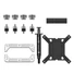Kép 10/10 - ID-Cooling CPU Water Cooler - FX240 TD WHITE (25dB; max. 98,54 m3 / h; 2x12cm, A-RGB LED, fehér)