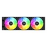 Kép 3/7 - ID-Cooling CPU Water Cooler - FX360 INF (27.2ddB; max. 98,54 m3 / h; 3x12cm, A-RGB, fekete)