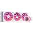 Kép 2/9 - ID-Cooling CPU Water Cooler - FX360 INF PINK (29.9dB; max.132,52 m3 / h; 3x12cm, A-RGB, rózsaszín)