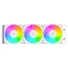 Kép 3/8 - ID-Cooling CPU Water Cooler - FX360 INF WHITE (27.2ddB; max. 98,54 m3 / h; 3x12cm, A-RGB, fehér)