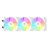 Kép 3/14 - ID-Cooling CPU Water Cooler - FX360 LCD WHITE (27.2dB; max.98,54 m3 / h; 3x12cm, A-RGB, fehér)