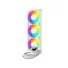 Kép 1/14 - ID-Cooling CPU Water Cooler - FX360 TD WHITE (27.2dB; max.98,54 m3 / h; 3x12cm, A-RGB, fehér)