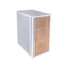 Kép 2/5 - Lian Li DAN Cases B4 Vertical AeroDeck előlap - fehér