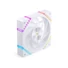 Kép 2/8 - Jonsbo HF2-120 ventilátor, PWM, ARGB – 120 mm, fehér