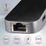 Kép 3/8 - AXAGON HMC-6GL SuperSpeed USB-C Combo 6in1 USB Hub, fekete