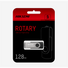 Kép 2/2 - HIKSEMI Pendrive 8GB M200S "Rotary" USB 2.0, Szürke-Fekete, (HIKVISION)