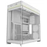Kép 3/8 - Számítógépház Montech HS02 PC Ház, Midi-Tower, ATX, Edzett Üveg, ARGB - Fehér