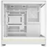 Kép 4/8 - Számítógépház Montech HS02 PC Ház, Midi-Tower, ATX, Edzett Üveg, ARGB - Fehér