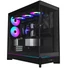 Kép 2/8 - Számítógépház Montech HS02 PRO PC Ház, Midi-Tower, ATX, Edzett Üveg, ARGB - Fekete