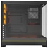 Kép 4/8 - Számítógépház Montech HS02 PRO PC Ház, Midi-Tower, ATX, Edzett Üveg, ARGB - Fekete