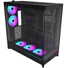 Kép 8/8 - Számítógépház Montech HS02 PRO PC Ház, Midi-Tower, ATX, Edzett Üveg, ARGB - Fekete