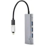 Kép 4/5 - Bluestork USB Hub - HUB-MINI (USB-A to 3xUSB 2.0 port + 1x USB-C, 1xHDMI, USB3.0, szürke)