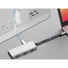 Kép 6/6 - Conceptronic USB Hub - HUBBIES17G (4 Port, USB-C to 4x USB-C + 3x USB-A, szürke)