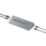 Kép 1/5 - Conceptronic USB Hub - HUBBIES18G (10 port, USB-A / C to 2x USB-C + 8x USB-A, külső táp, szürke)