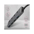 Kép 2/5 - HUB AXAGON HUE-MSA 4x USB3.2 Gen 1 SWITCH, fém, micro USB táp bemebet, 20cm USB-A kábel