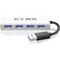 Kép 2/3 - Raidsonic ICY BOX IB-AC6104 4-portos USB3.0 hub ezüst