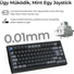 Kép 4/7 - Keychron J8 HE 8K USB magyar Ultra-fast Lime Magnetic mechanikus billentyűzet fekete