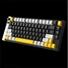 Kép 4/4 - LAMZU JET 75 USB angol gaming Gateron Jade mechanikus billentyűzet fekete
