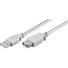 Kép 2/2 - OEM USB A M / F adatkábel hosszabbító 0.6m fekete