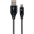 Kép 1/2 - Gembird USB 2.0 A -> USB-C M / M adatkábel 2m fekete-fehér szövet borítás