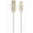 Kép 1/2 - Gembird Premium rubber Type-C USB charging and data cable, 2m, white