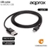 Kép 2/3 - Approx APPC38 USB 2.0 micro B - USB 2.0 A M / M adatkábel 1m