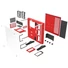 Kép 9/10 - Thermaltake Core P3 Tempered Glass Red Edition táp nélküli ATX számítógépház piros