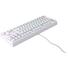 Kép 3/6 - Xtrfy K4 RGB Tenkeyless WHITE Edition USB angol gaming Kailh Red billentyűzet fehér