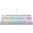 Kép 5/6 - Xtrfy K4 RGB Tenkeyless WHITE Edition USB angol gaming Kailh Red billentyűzet fehér