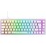 Kép 1/6 - Xtrfy K5 Compact RGB Transparent USB angol gaming Kailh Red billentyűzet fehér