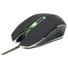 Kép 1/2 - Gembird USB optikai gamer egér fekete-zöld