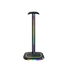Kép 2/5 - The G-Lab Fejhallgató állvány - K STAND NEON RGB (fekete, univerzális, csúszásgátló, RGB)