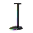 Kép 4/5 - The G-Lab Fejhallgató állvány - K STAND NEON RGB (fekete, univerzális, csúszásgátló, RGB)