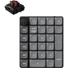 Kép 1/5 - Keychron K0 Max Bluetooth / vezeték nélküli Milk POM Brown mechanikus numerikus billentyűzet fekete