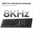 Kép 4/8 - Keychron K10 Ultra 8K Bluetooth / vezeték nélküli magyar Apex Red mechanikus billentyűzet fekete