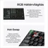 Kép 6/8 - Keychron K10 Ultra 8K Bluetooth / vezeték nélküli magyar Apex Banana mechanikus billentyűzet fekete