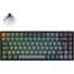Kép 1/6 - Keychron K2 Max Bluetooth / vezeték nélküli magyar Super Brown mechanikus billentyűzet fekete