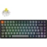 Kép 1/6 - Keychron K2 Max Bluetooth / vezeték nélküli magyar Super Banana mechanikus billentyűzet fekete
