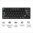 Kép 2/9 - Keychron K2 Ultra 8K Bluetooth / vezeték nélküli magyar Apex Red mechanikus billentyűzet fekete