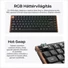 Kép 7/9 - Keychron K3 HE Bluetooth / vezeték nélküli magyar Ultra-fast Lime Magnetic mechanikus billentyűzet fekete