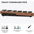 Kép 8/9 - Keychron K3 Ultra 8K Bluetooth / vezeték nélküli magyar Milk POM Brown mechanikus billentyűzet fekete