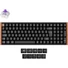 Kép 1/3 - Keychron K4 HE Bluetooth / vezeték nélküli magyar gaming Gateron double-rail magnetic nebula mechanikus billentyűzet fek