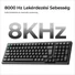 Kép 4/8 - Keychron K4 Ultra 8K Bluetooth / vezeték nélküli magyar Apex Red mechanikus billentyűzet fekete