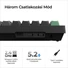 Kép 7/8 - Keychron K4 Ultra 8K Bluetooth / vezeték nélküli magyar Apex Red mechanikus billentyűzet fekete
