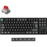 Kép 1/9 - Keychron K8 Ultra 8K Bluetooth / vezeték nélküli magyar Apex Red mechanikus billentyűzet fekete